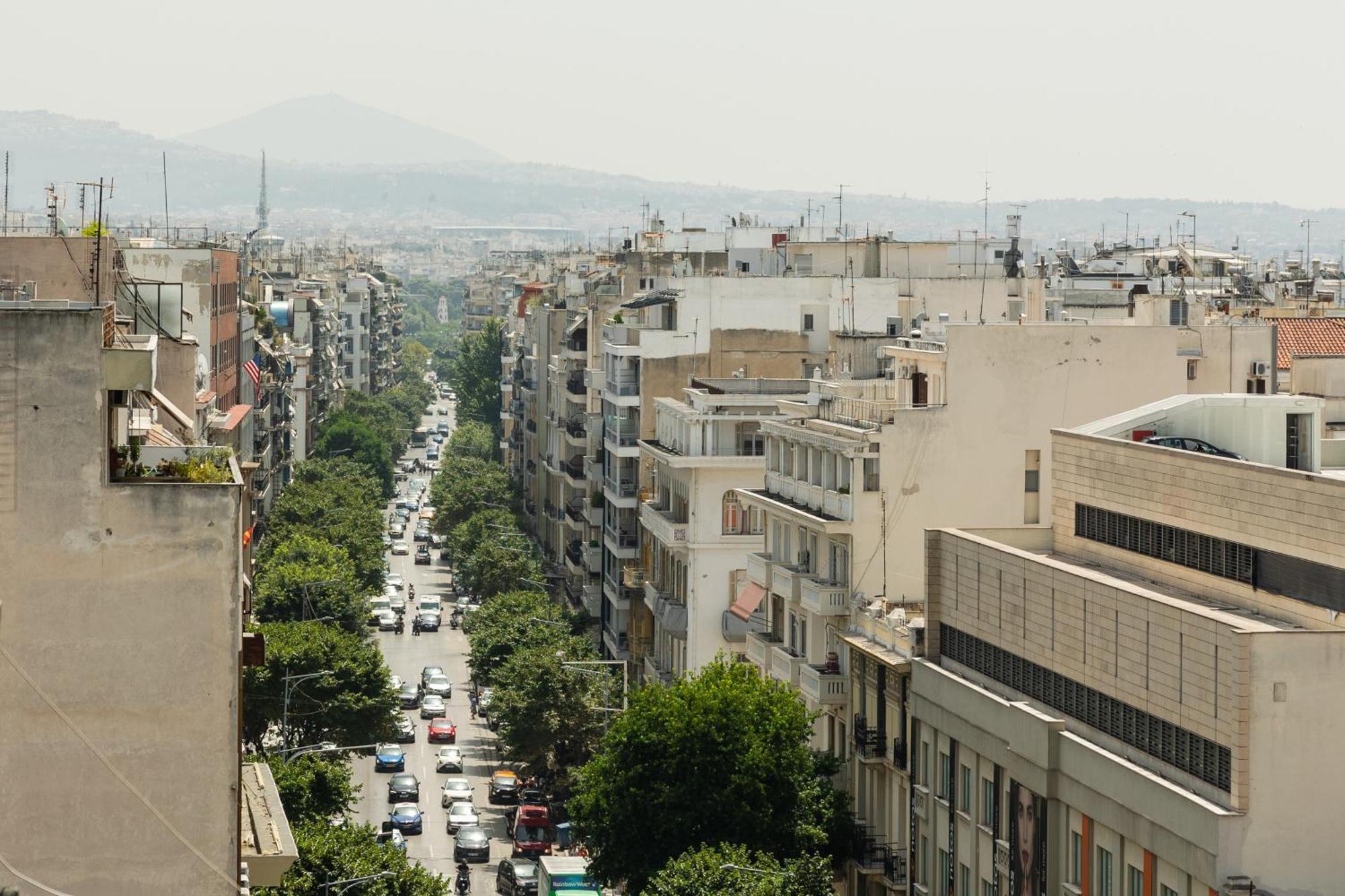 Rooftop Tsimiski Apartment Thessalonique Extérieur photo